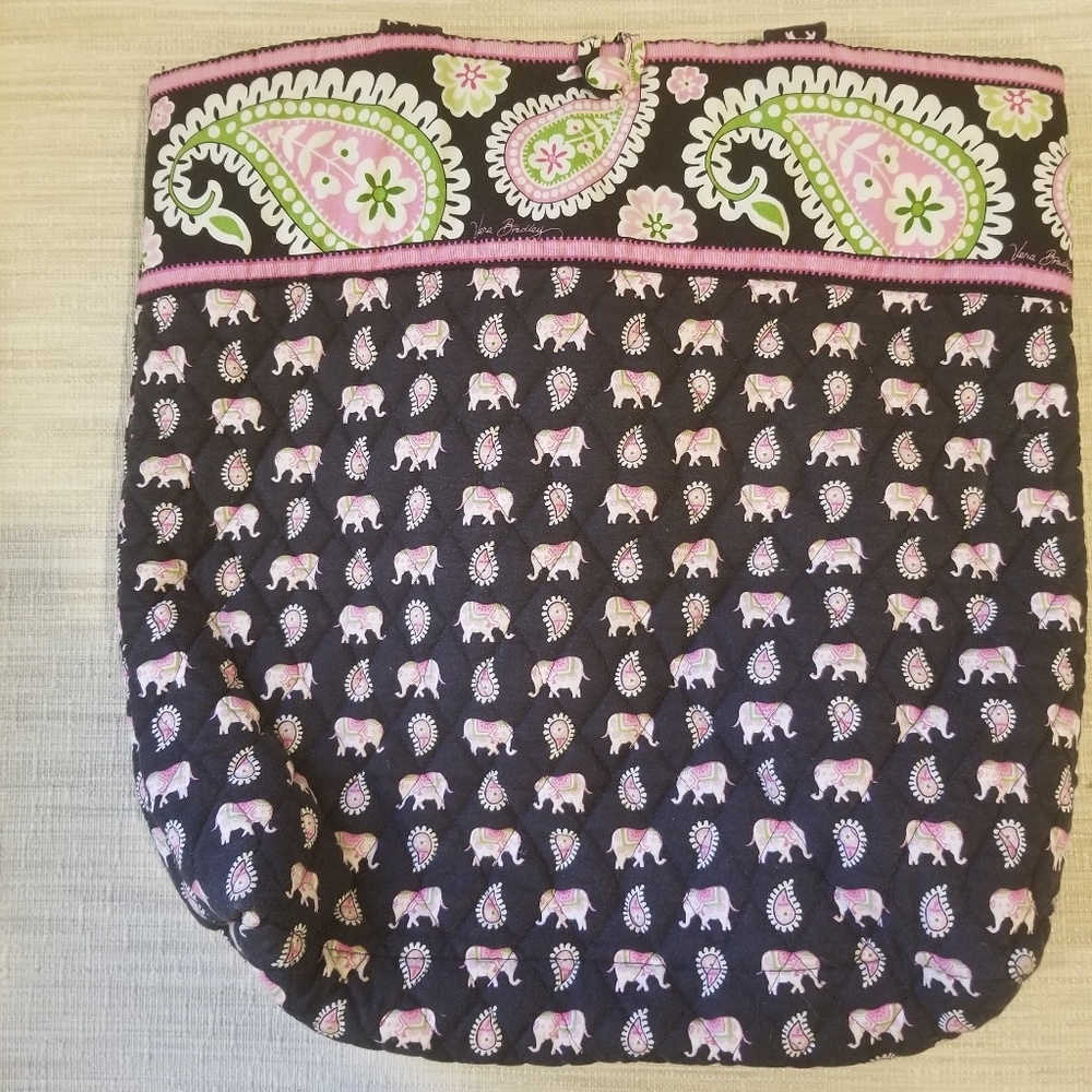 Vera Bradley Pink Elephants purse EUC